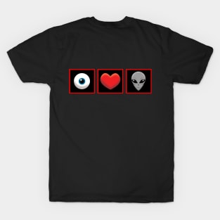 I Heart Aliens T-Shirt